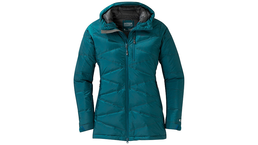 outdoor research women's floodlight down jacket