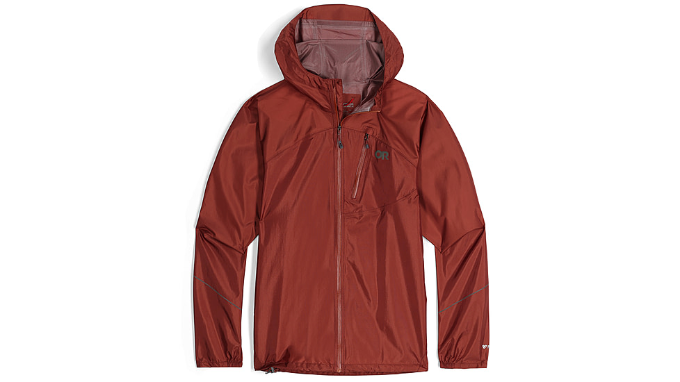 Outdoor Research Helium Rain Jacket - Mens, Brick, Extra Large, 2753860465009