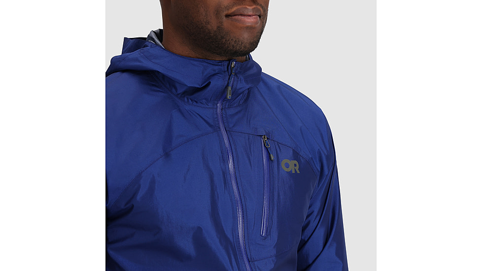 Outdoor Research Helium Rain Jacket - Mens, Galaxy, Large, 2753862274008