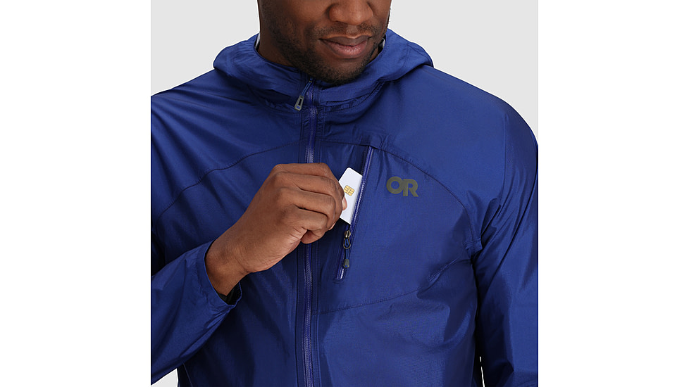 Outdoor Research Helium Rain Jacket - Mens, Galaxy, Large, 2753862274008