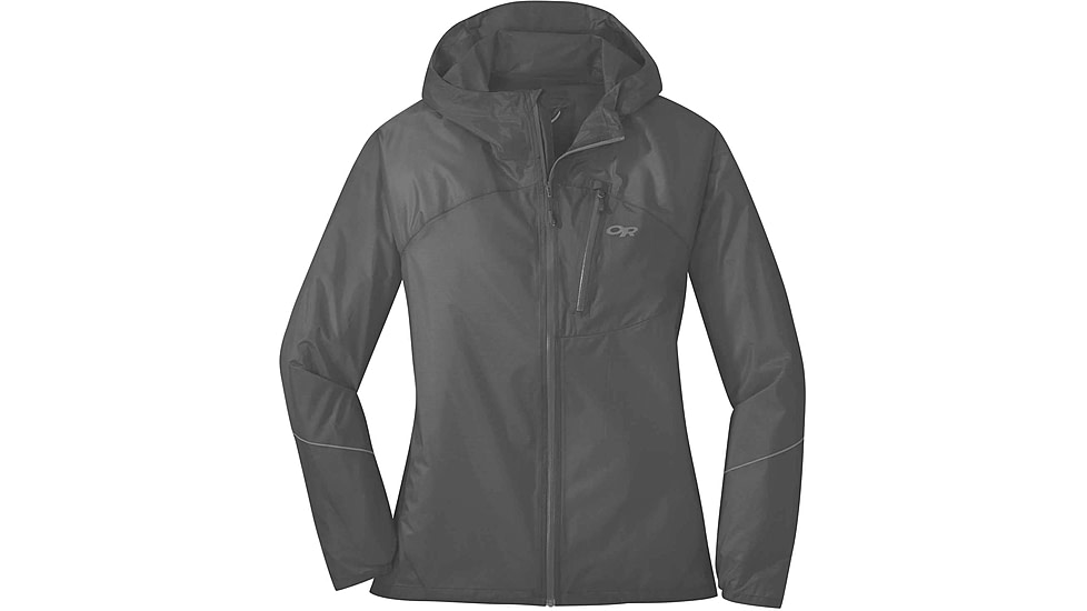 Outdoor Research Helium Rain Jacket - Womens, Black, Extra Small, 2753880001005
