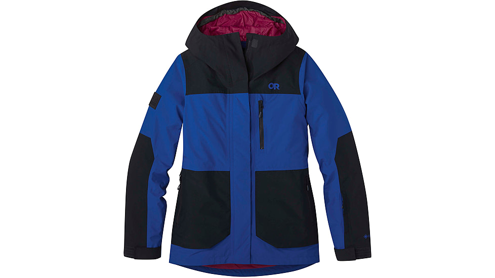 Outdoor Research MT Baker Storm Jacket - Womens, Classic Blue/Black, Extra Small, 2832092068005