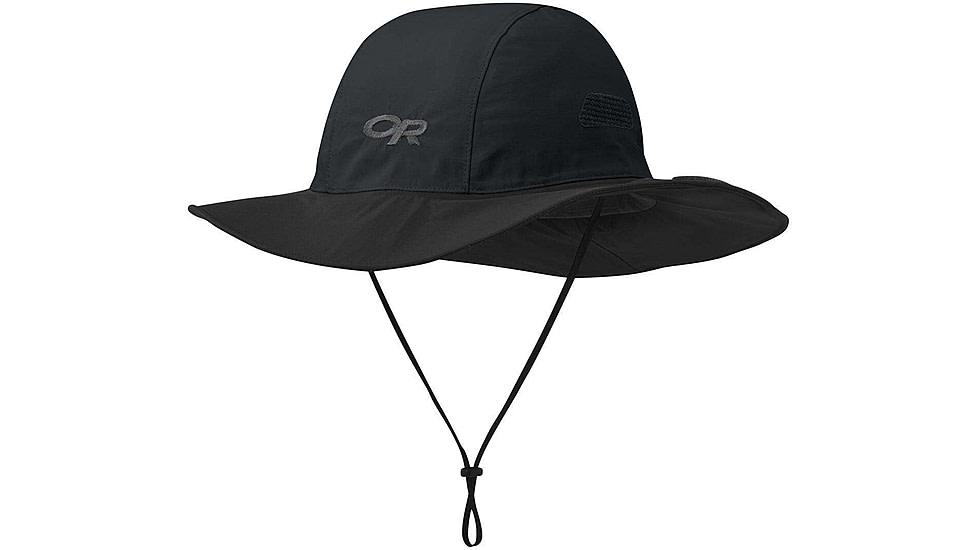Outdoor Research Seattle Sombrero, Black, Extra Large, 2801350001009