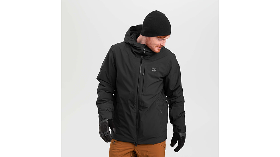 Outdoor Research Snowcrew Jacket - Mens, Black, Medium, 2831900001007