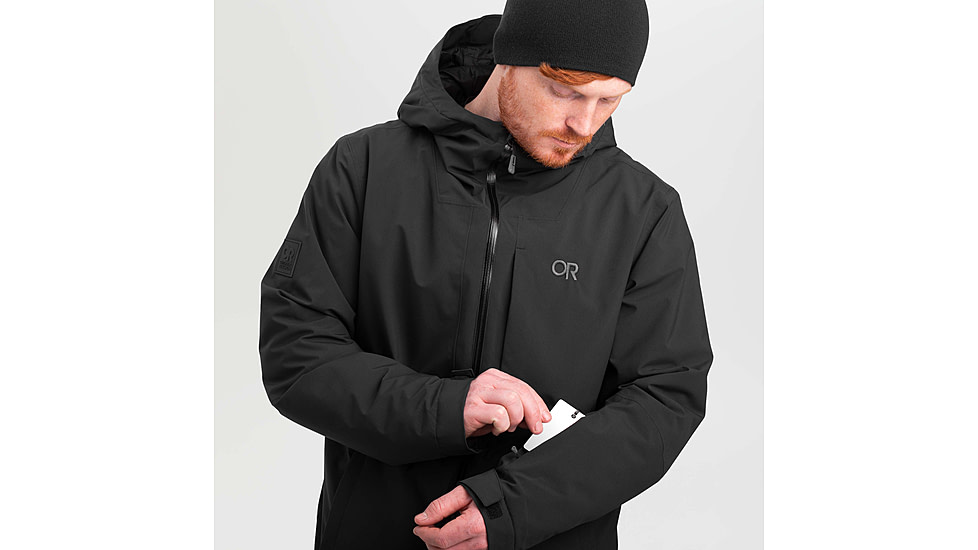 Outdoor Research Snowcrew Jacket - Mens, Black, Medium, 2831900001007