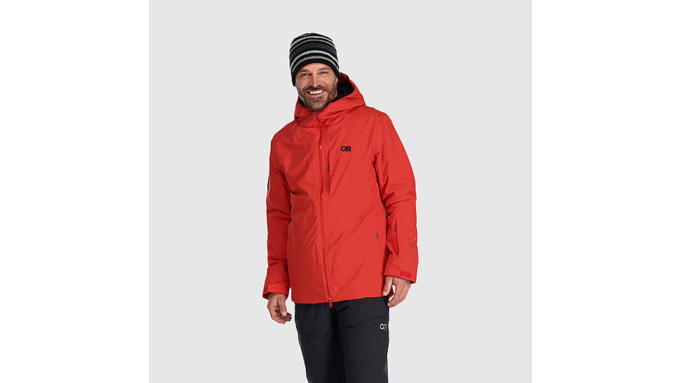 Outdoor Research Snowcrew Jacket - Mens, Cranberry, Medium, 2831900420-M