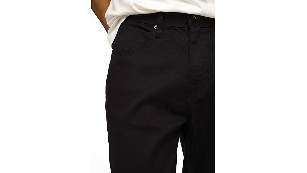prAna Bridger Slim Tapered Jean Jeans, 30 Inseam, Black Out, 40, 1964791-001-30-40