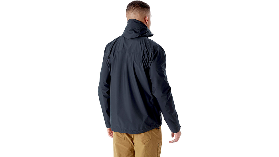 Rab Downpour Eco Jacket - Mens, Black, Large, QWG-82-BL-L