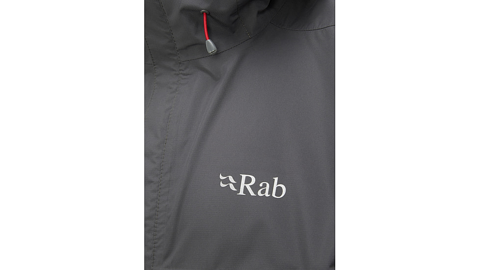 Rab Downpour Eco Jacket - Mens, Graphene, Medium, QWG-82-GP-M