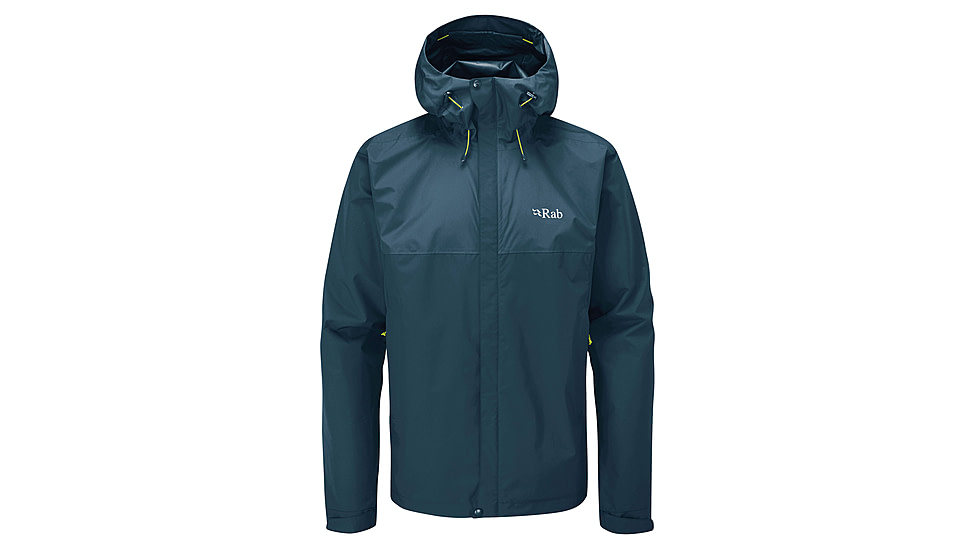 Rab Downpour Eco Jacket - Mens, Orion Blue, Extra Large, QWG-82-ORB-XLG