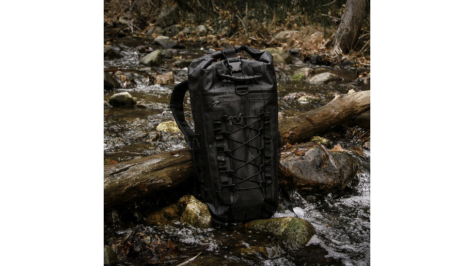 Rockagator Hydric Series Backpack, 40 Liters, Covert, Waterproof, Black, HDC40COVT