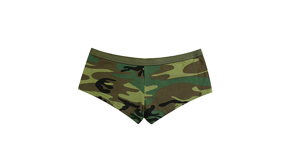 Rothco Woodland Camo Booty Shorts — CampSaver