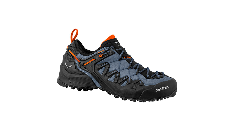 Salewa Wildfire Edge Climbing Shoes - Mens, Premium Navy/Fluo Yellow, 14, 00-0000061346-3988-14