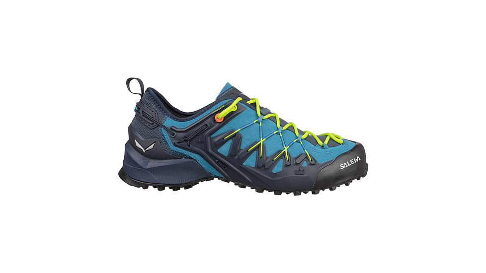 Salewa Wildfire Edge Climbing Shoes - Mens, Premium Navy/Fluo Yellow, 7, 00-0000061346-3988-7