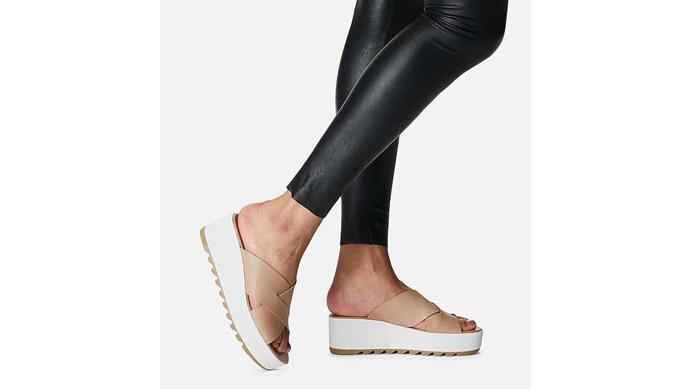 Sorel Cameron Flatform Mule Wedge Sandals - Women's with Free S&H â CampSaver