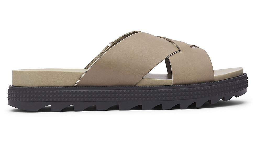 sorel roaming leather slide
