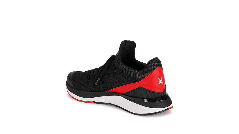 Spyder Tempo Sneakers - Mens, Black/ Fiery Red, M100, SP10152-M100