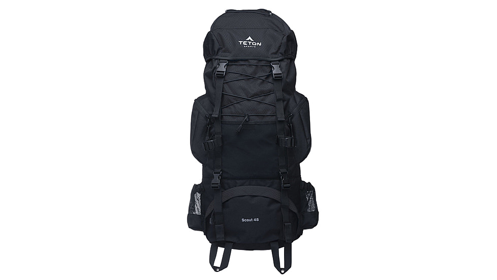 TETON Sports Scout 45L Backpack, Black, 2103SCBK