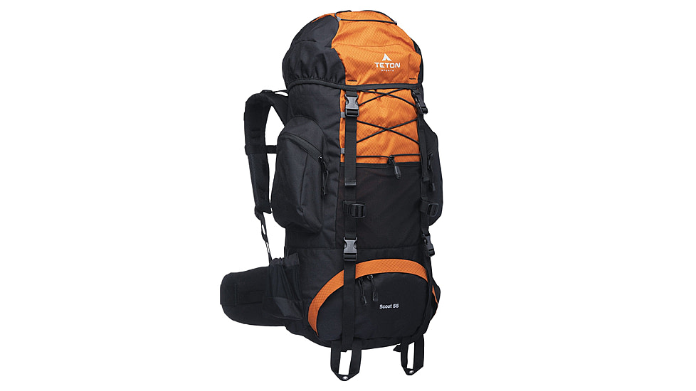 TETON Sports Scout 55L Backpack, Burnt Orange, 2104SCBO