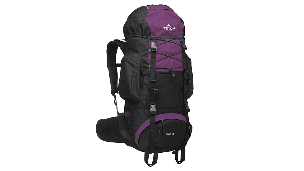 TETON Sports Scout 55L Backpack, Huckleberry, 2104SCHB