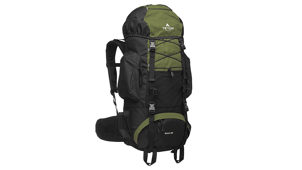 TETON Sports Scout 55L Backpack, Olive, 2104SCOL