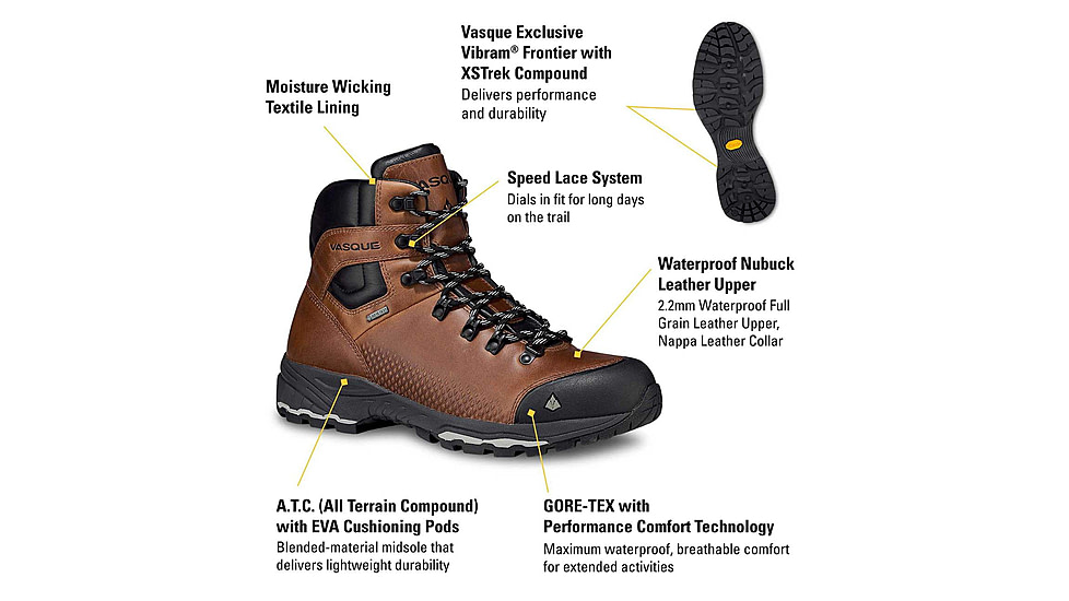 Vasque ST Elias FG GTX Hiking Shoes - Men's , Up to 40% Off with Free S ...