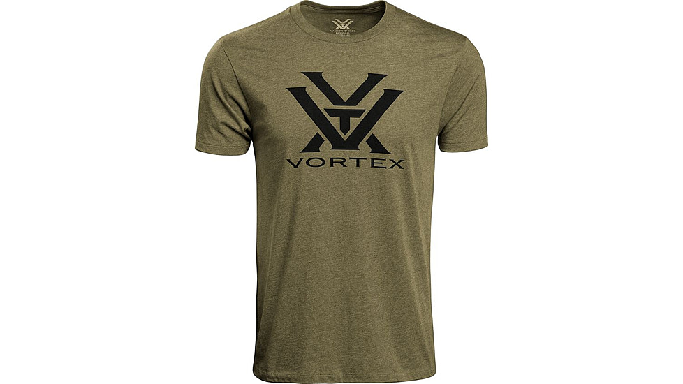 Vortex Core Logo Short Sleeve T-Shirt - Mens, Military Heather, Small, 120-16-MIHS