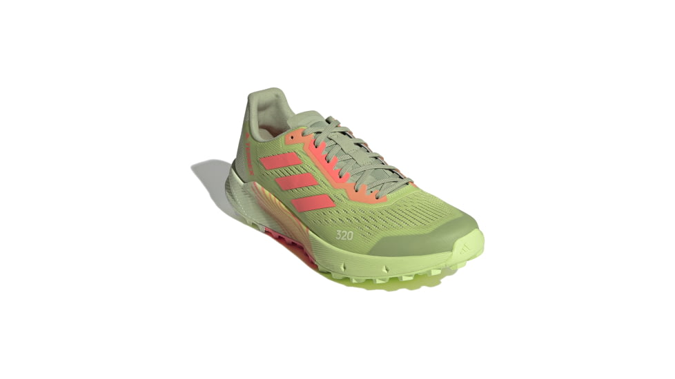 Adidas Terrex Agravic Flow 2 Trail Running Shoes - Men's, Pulse Lime/Turbo/Ftwr White, 10.5, H06575-10.5