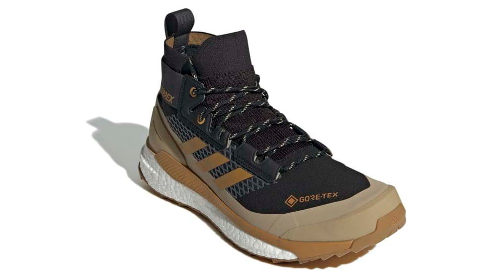 Adidas Terrex Free Hiker GTX Hiking Shoes - Men's, Core Black/Mesa/Beige Tone, 13, GW8697-13