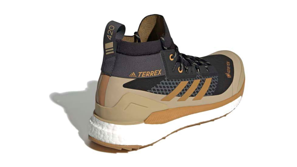 Adidas Terrex Free Hiker GTX Hiking Shoes - Men's, Core Black/Mesa/Beige Tone, 13, GW8697-13