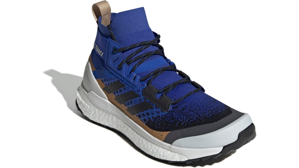 Adidas Terrex Free Hiker Primeblue Hiking Shoes - Men's, Core Black/Core Black/Bold Blue, 15, FZ3626-001-15