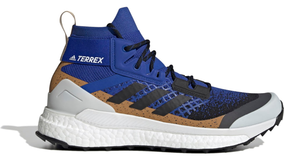 Adidas Terrex Free Hiker Primeblue Hiking Shoes - Men's, Core Black/Core Black/Bold Blue, 15, FZ3626-001-15