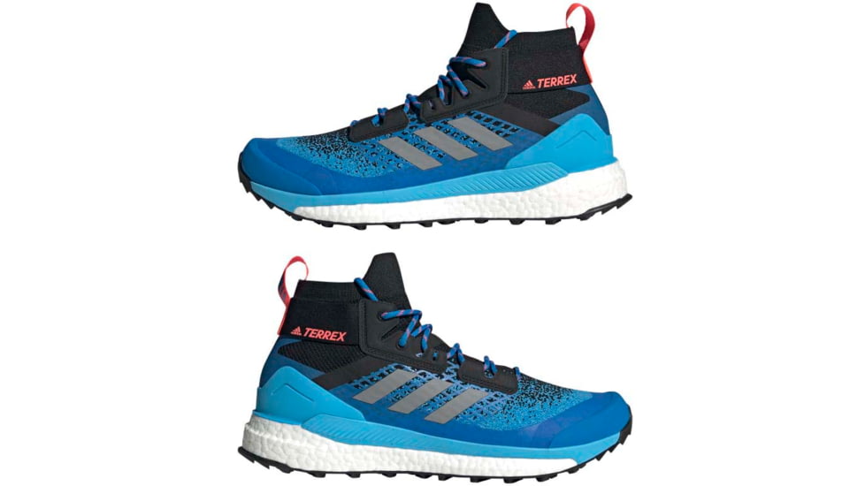 Adidas Terrex Free Hiker Primeblue Hiking Shoes - Men's, Core Black/Grey Three/Blue Rush, 8.5, GZ0334-8.5