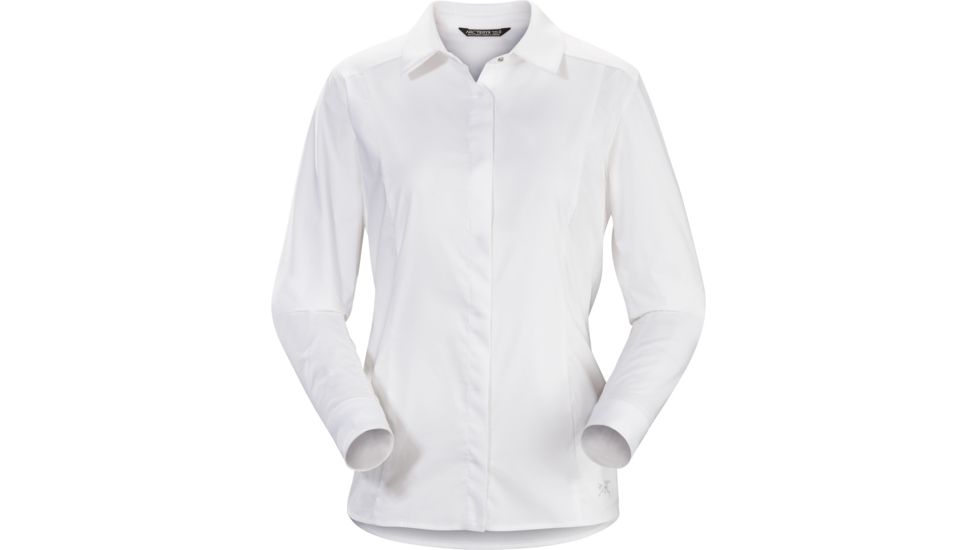 Arc'teryx A2B Long Sleeve Shirt - Women's-White-Medium