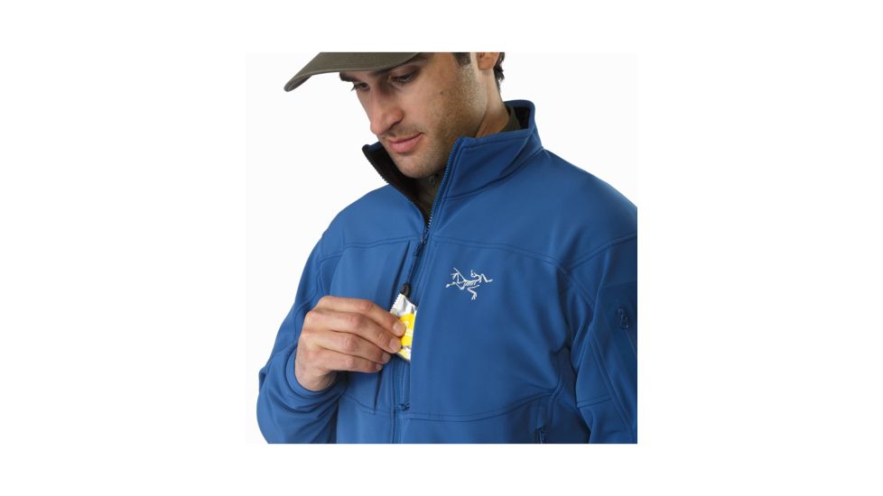 Arcteryx Gamma Mixed Weather Jacket - Mens, Hecate Blue, Small, 350228