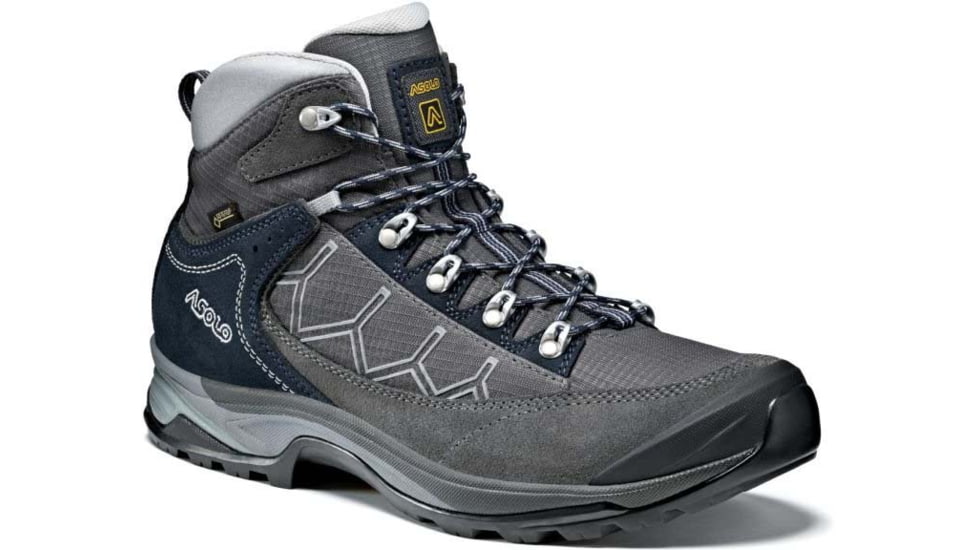 Asolo Falcon GV GTX Hiking Boot - Mens, Graphite/Graphite/Blueberry, 8.5, A40016 0079500085
