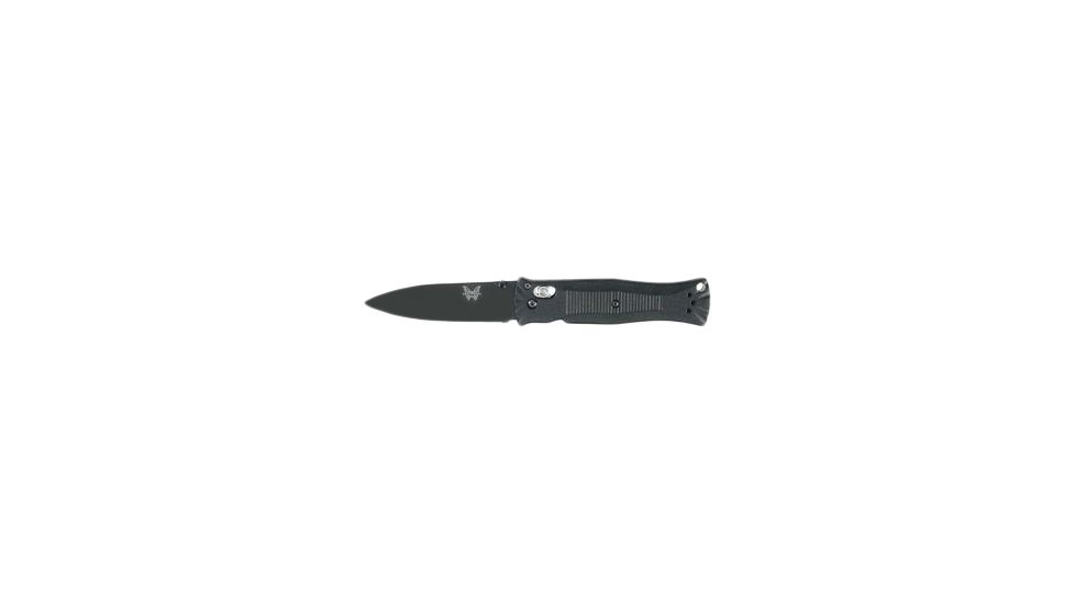 Benchmade 530 Axis Pardue Lock Knife by Pardue Design w/ Plain Edge BK Coated Blade &amp; Black Handle 530BK