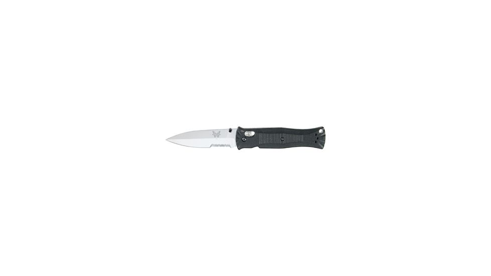 Benchmade 530 Axis Pardue Lock Knife by Pardue Design w/ Combo Edge Blade &amp; Black Handle 530S