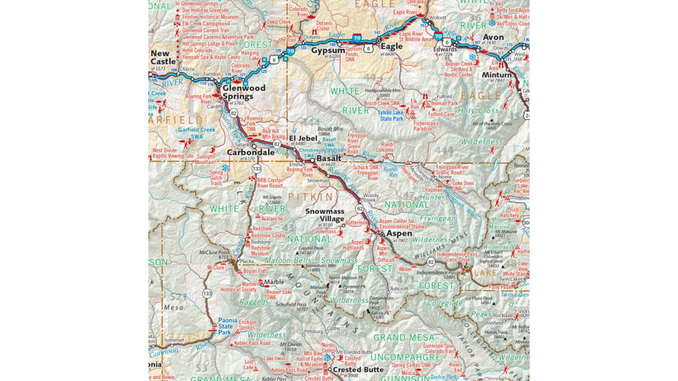 Benchmark Maps Colorado Recreational Map Be0bencorm — Campsaver 7837