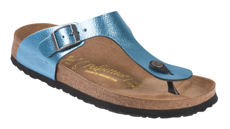 turquoise birkenstock gizeh