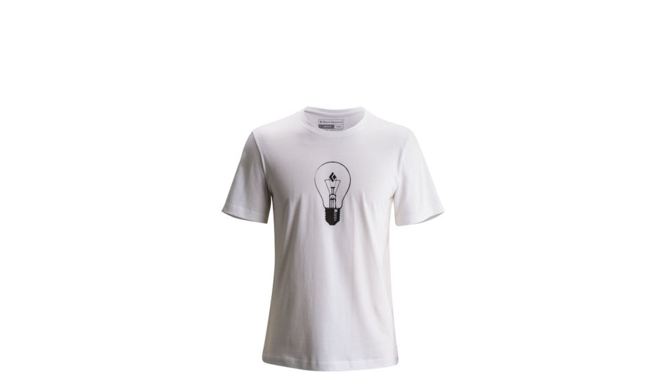 Black Diamond BD Idea Short Sleeve Logo Tee Shirt - Men's, White, Small APH806100SML1