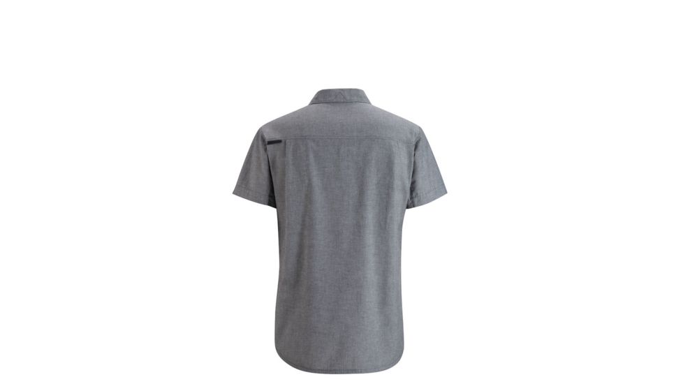 Black Diamond Chambray Modernist Short Sleeve Shirt - Men's, Slate, Extra Large APG36R020XLG1