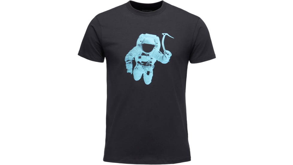 Black Diamond Spaceshot SS T-Shirt - Men's, Medium, Black/Dual Blue, APGY4V9009MED1