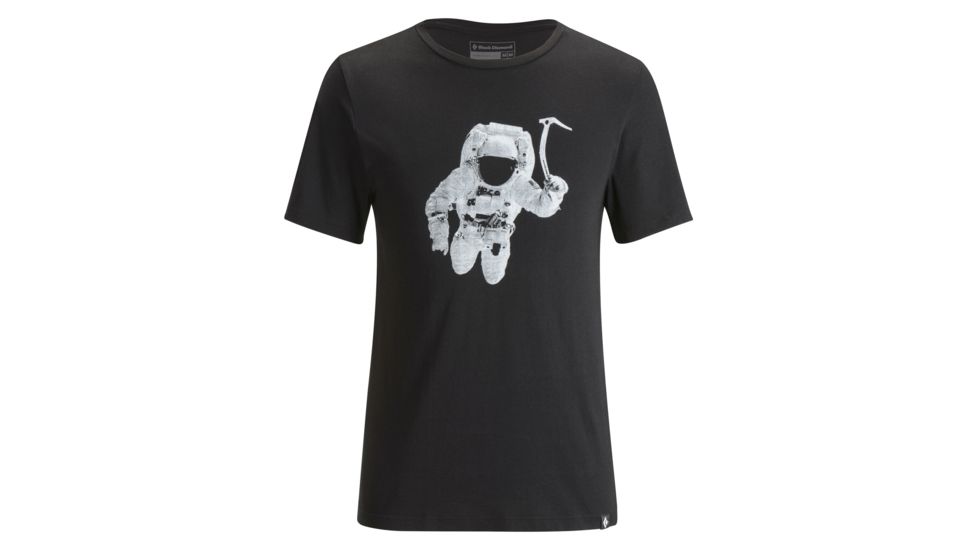 Black Diamond Spaceshot SS T-Shirt - Men's, Small, Black, APGY4V015SML1