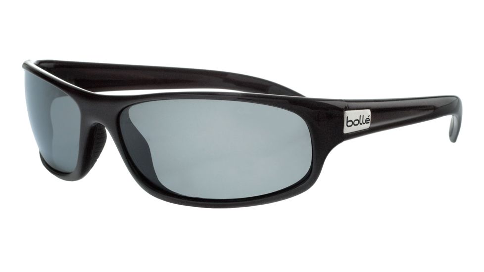 Bolle Anaconda Sunglasses, Shiny Black Frame, TNS Lens, 10339