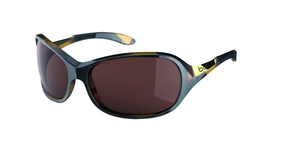 Bolle Grace Sunglasses, Shiny Tortoise Frame, Polarized A-14 Oleo AF Lens, 11650