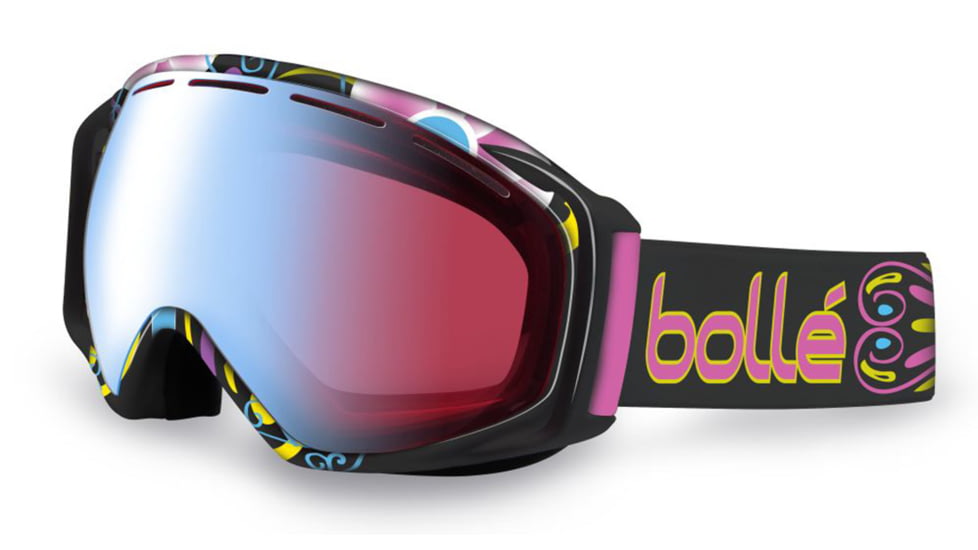 Bolle Gravity Ski/Snowboard Goggles - Athlete Signature Series Lindsey Jacobellis Frame and Modulator Vermillon Blue Photochromic Lens 21038