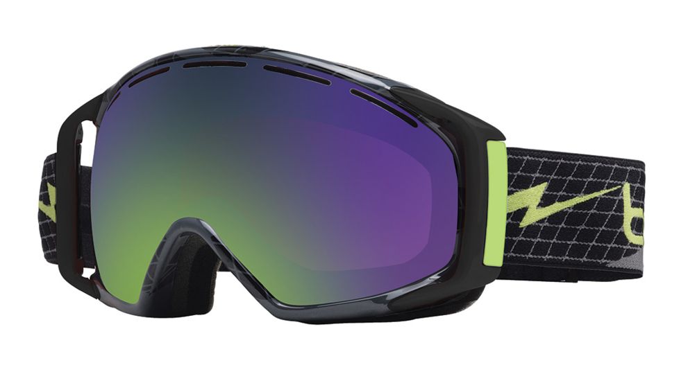 Bolle Gravity Ski/Snowboard Goggles - Green Bolt Frame and Green Emerald Lens 20928