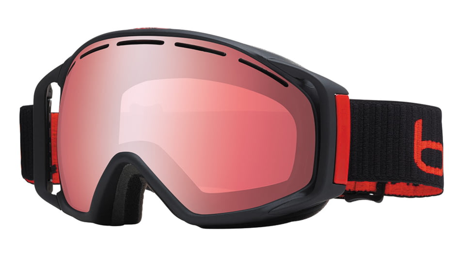 Bolle Gravity Ski/Snowboard Goggles - Matte Black  Frame and Vermillon Gun Lens 21032