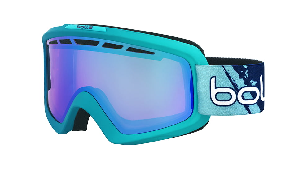 Bolle Nova II Goggles, Matte Blue Gradient Frame, Modulator Vermillon Blue Lens, Photochromic, 21465